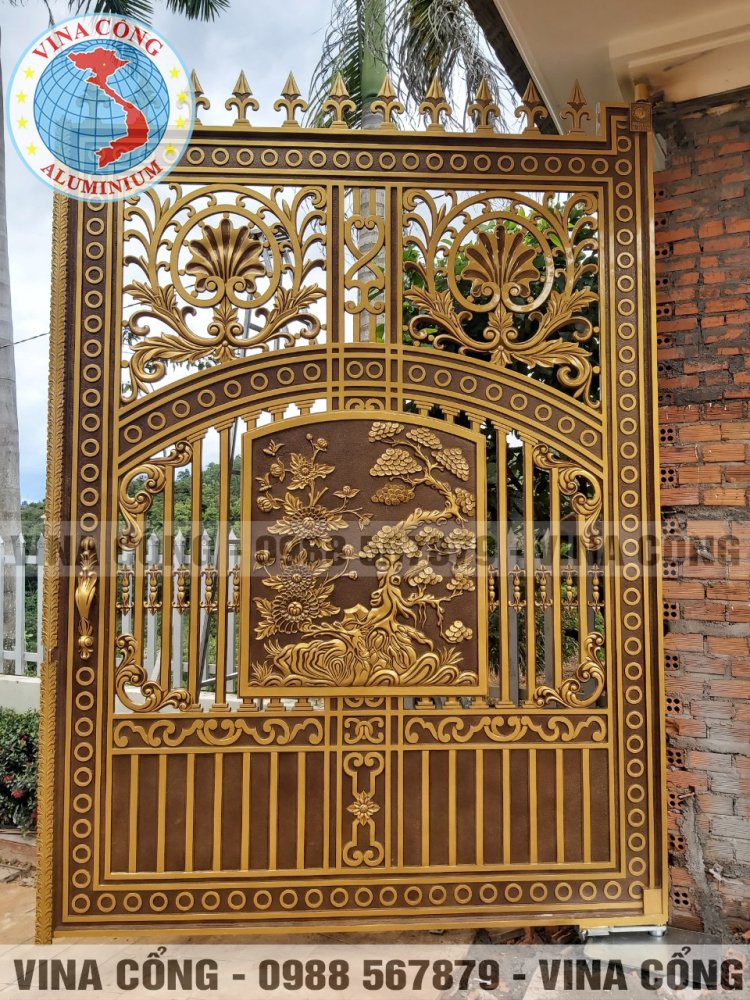 Cổng Nhôm Đúc Anh Luân - Đắk Nông